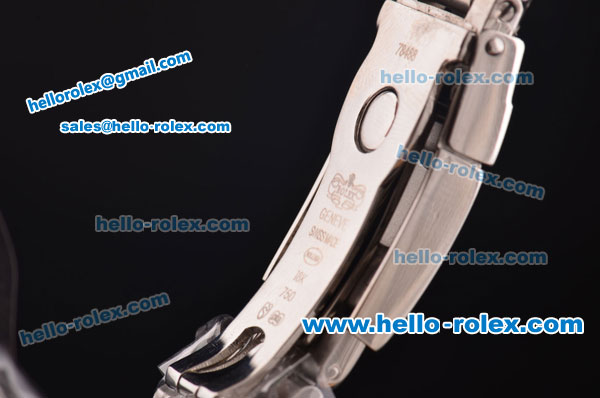 Rolex Daytona Swiss Valjoux 7750-SHG Automatic Steel Case/Strap with Black Dial and Diamond Bezel - Click Image to Close